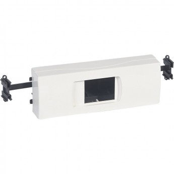 Суппорт LEGRAND для модульного оборудования 2 модуля для кабель-каналов DLP с шириной крышки 65 мм белый