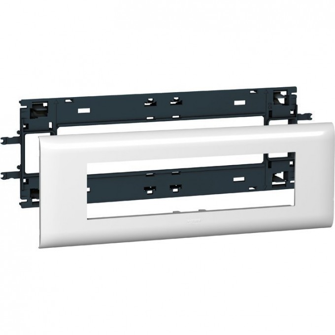 Суппорт LEGRAND Mosaic - для кабель-каналов DLP с шириной крышки 85 мм - 8 модулей, белый 010998