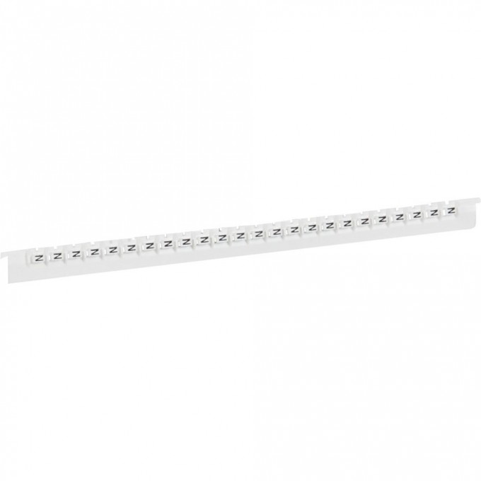 Маркер LEGRAND Memocab ширина 2,3 мм чёрная маркировка на белом фоне заглавная буква N 037839