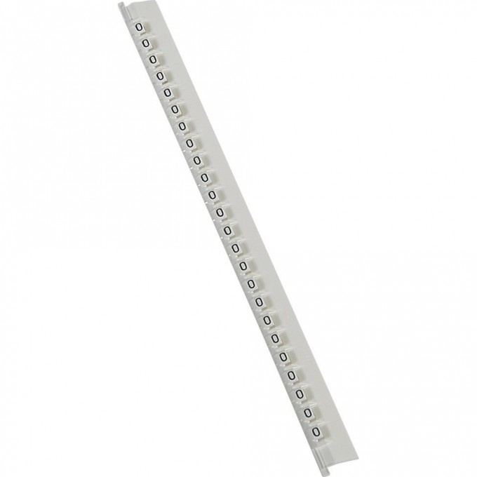 Маркер LEGRAND Memocab ширина 2,3 мм чёрная маркировка на белом фоне заглавная буква O 037840