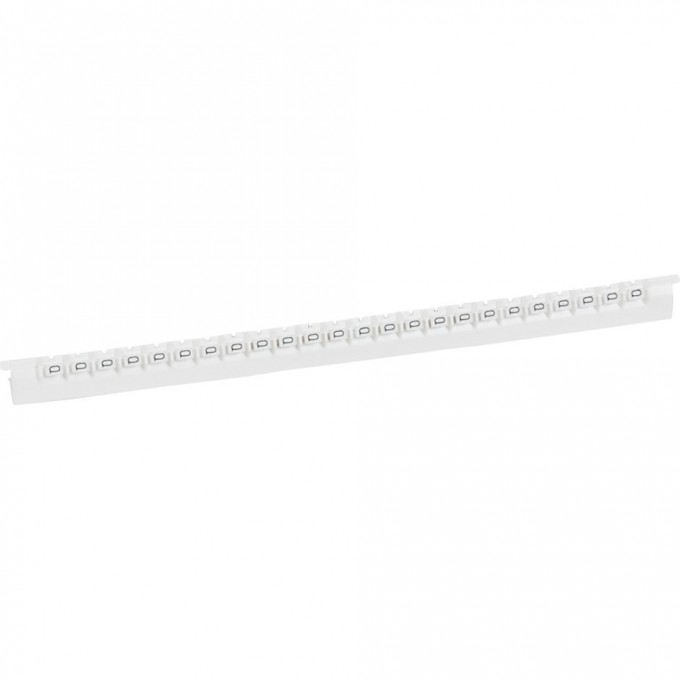 Маркер LEGRAND Memocab ширина 2,3 мм чёрная маркировка на белом фоне заглавная буква Q 037842