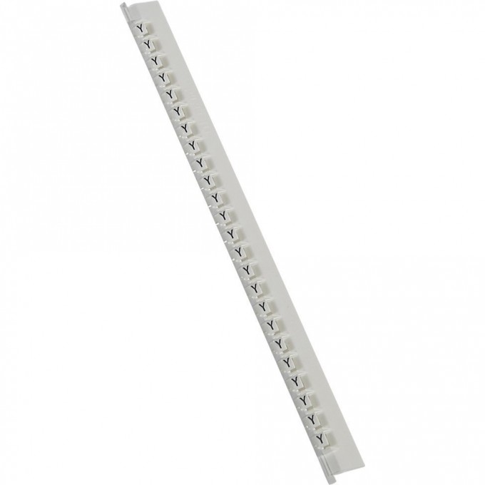 Маркер LEGRAND Memocab ширина 2,3 мм чёрная маркировка на белом фоне заглавная буква Y 037850