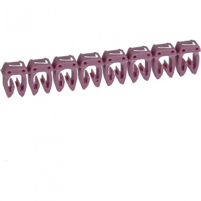 Маркер LEGRAND CAB 3 для кабеля 0,15-0,5 мм² цифра 7 фиолетовый 038107