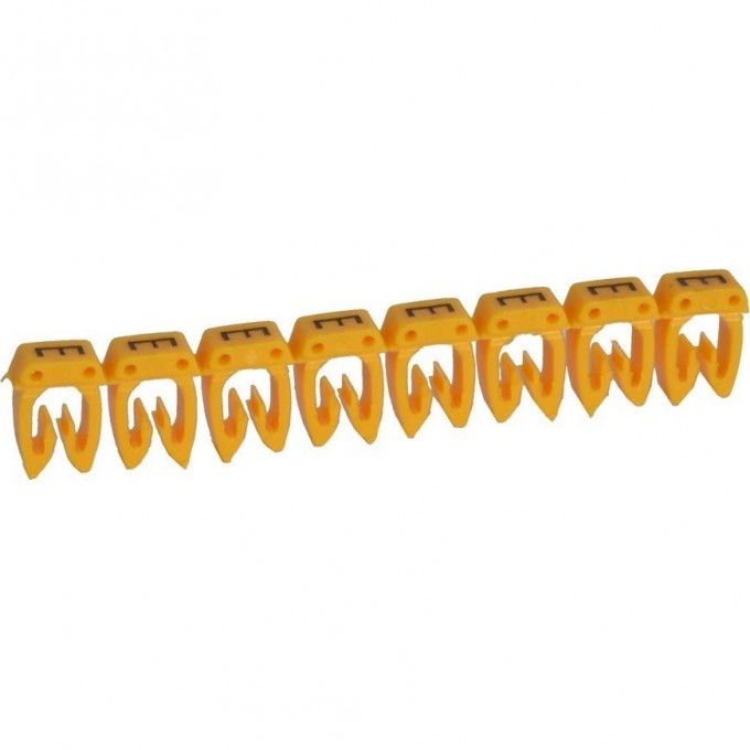 Маркер LEGRAND CAB 3 для кабеля 0,15-0,5 мм² заглавная буква E 038114