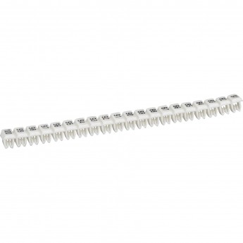 Маркер LEGRAND CAB 3 для клемм и кабелей 1,5-2,5 мм² чёрные цифры на белом фоне цифры 21-40