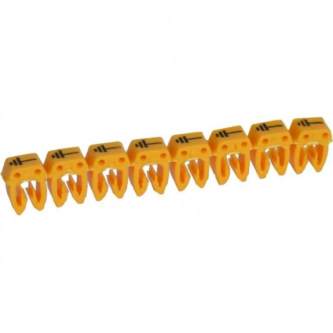 Маркер LEGRAND CAB 3 условное обозначение для кабеля 0,15-0,5мм² земля 038146