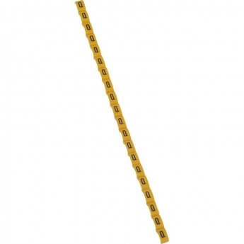 Маркер LEGRAND Duplix чёрная маркировка на желтом фоне заглавная буква Q