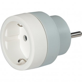Адаптер для путешествий LEGRAND Элиум с немецкого стандарта на французский стандарт белый/серый