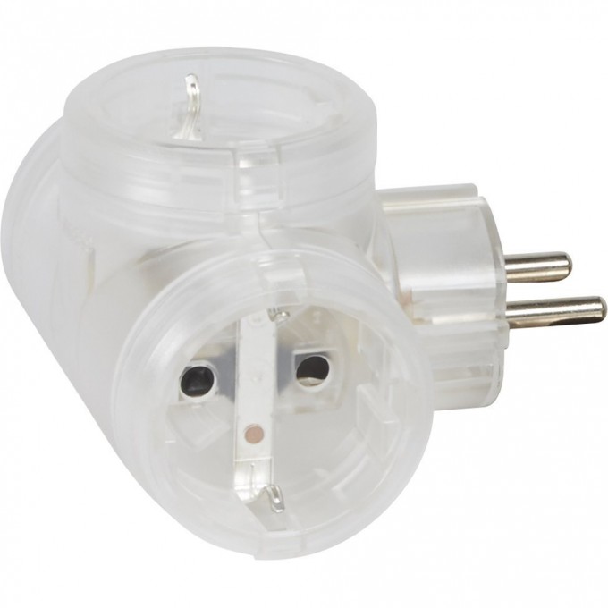 Многорозеточный блок LEGRAND 3 x 2К+3 серия Элиум 16 А горизонтальное подключение прозрачный 050663