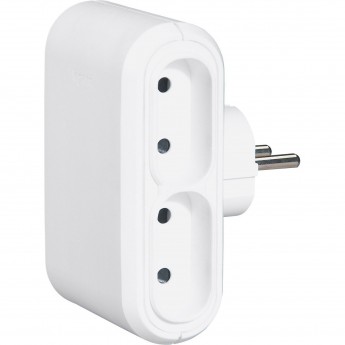 Многорозеточный блок LEGRAND 4 x 2К серия Элиум немецкий/французский стандарт 6 А белый