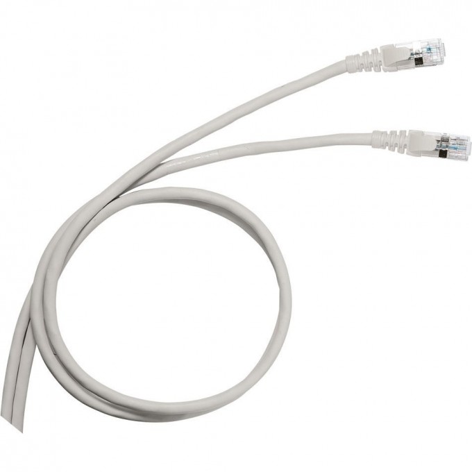 Шнур коммутационный LEGRAND RJ 45 категория 5е F/UTP PVC не экранированный 2 м серый 051637