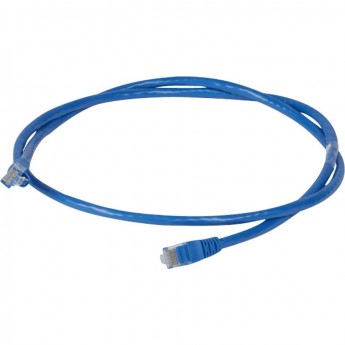 Шнур коммутационный LEGRAND RJ 45 категория 6 U/UTP PVC не экранированный 1 м голубой
