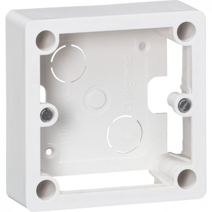 Коробка накладного монтажа LEGRAND 1 пост для встраиваемых розеток 20 А и 32 А 100x100x36 мм бежевый 055849