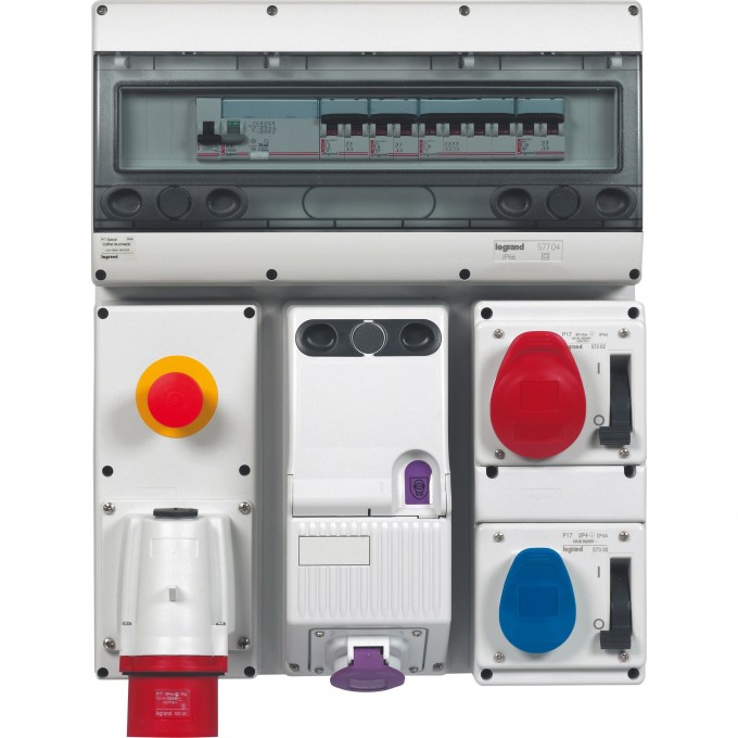 Накладная вилка LEGRAND P17 Tempra Pro IP 44 380/415 В 32 A 3К+Н+З 058289