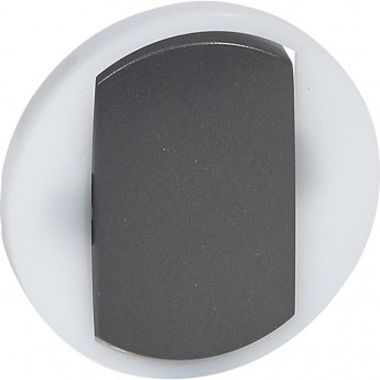 Лицевая панель LEGRAND Celiane выключатель/переключатель Кат. № 0 670 01/02/31/32 с контурной подсветкой графит