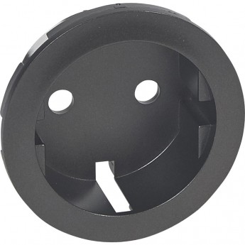 Лицевая панель LEGRAND Celiane розетка 2К+З немецкого стандарта Кат. № 0 671 53/61 графит