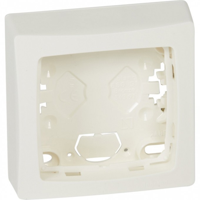 Рамка для накладного монтажа LEGRAND 1 пост белый 086091