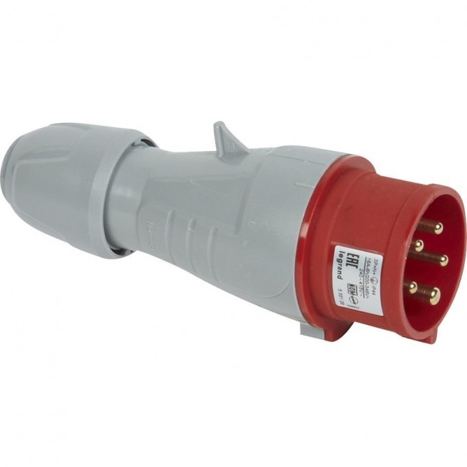 Вилка мобильная LEGRAND 16А 3К+H+З 380 В IP 44 090119