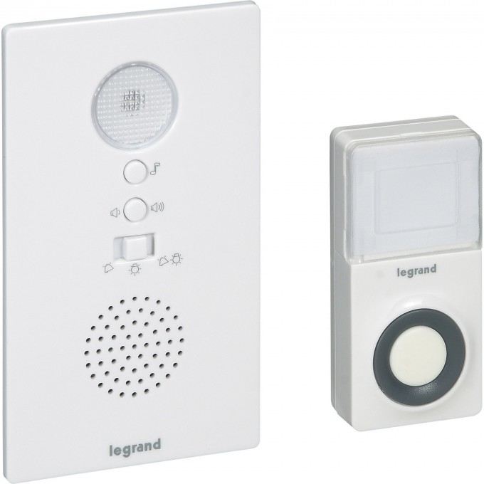 Звонок беспроводной LEGRAND набор "Максимум" 36 мелодий световой сигнал 094224