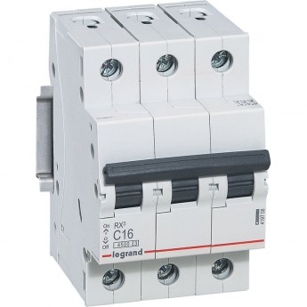Автоматический выключатель LEGRAND RX3 4,5кА 32А 3П тип C белый