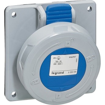 Встраиваемая розетка LEGRAND P17 Tempra Pro IP 66/67 200/250 В 32 A 2К+З