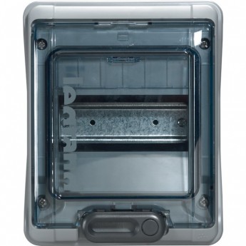 Щиток LEGRAND Plexo³ IP 65 IK 09 1 ряд 32 А 6 модулей серый