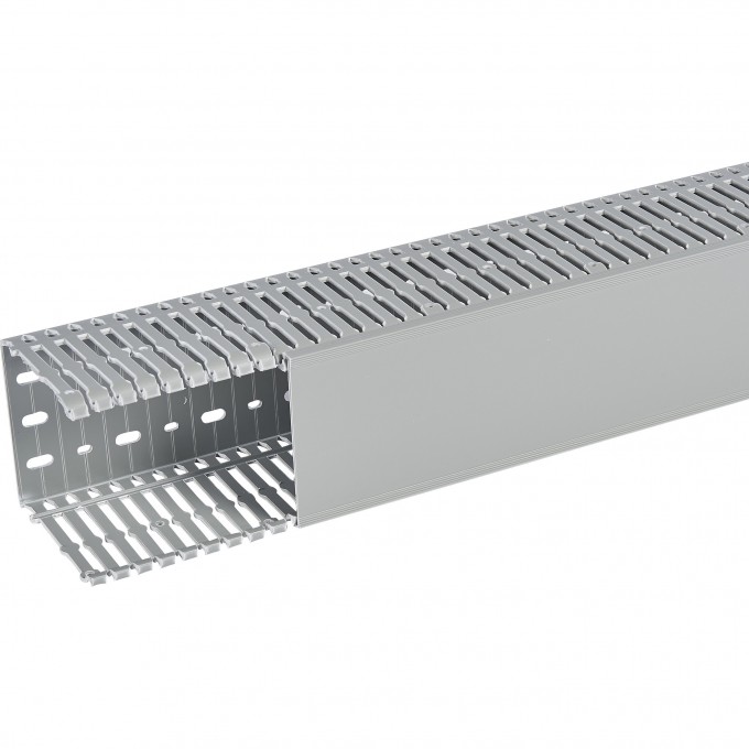 Кабель-канал LEGRAND (крышка + основание) Transcab 100x100 мм RAL 7030 серый 636122