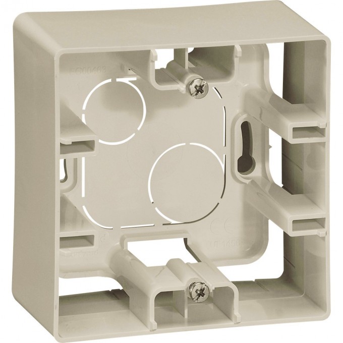 Коробка LEGRAND Etika накладного монтажа 1 пост слоновая кость 672520