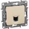 Розетка LEGRAND RJ45 категория 6 UTP Etika слоновая кость 672353