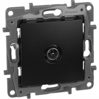 Розетка LEGRAND TV «звезда» 2 дБ 0-2400 мГц Etika антрацит