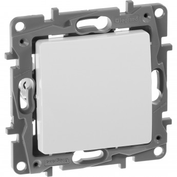 Выключатель LEGRAND Etika одноклавишный 10 A 250 В белый