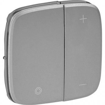 Лицевая панель LEGRAND Valena ALLURE для кнопочного светорегулятора алюминий