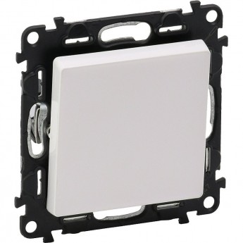 Выключатель LEGRAND Valena LIFE кнопочный 6А 250В с лицевой панелью безвинтовые зажимы белый