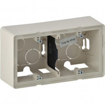 Коробка LEGRAND Valena LIFE для накладного монтажа 2-постовая слоновая кость