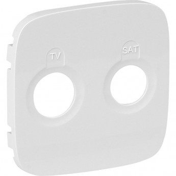 Лицевая панель LEGRAND Valena ALLURE для розеток TV-SAT белая