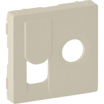 Лицевая панель LEGRAND Valena LIFE для розетки TV-RJ45 слоновая кость