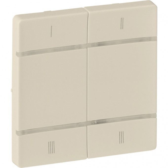 Лицевая панель LEGRAND Valena LIFE MyHome Play Zigbee для 4-сценарного радиоуправляющего устройства слоновая кость 754804