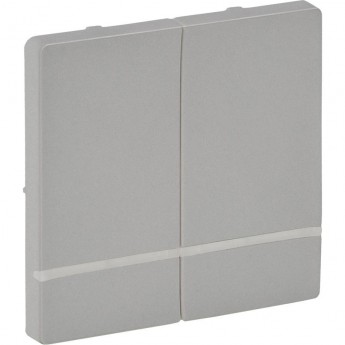 Лицевая панель LEGRAND Valena LIFE MyHome Play Zigbee для выключателя-радиоприемника 2-канального алюминий