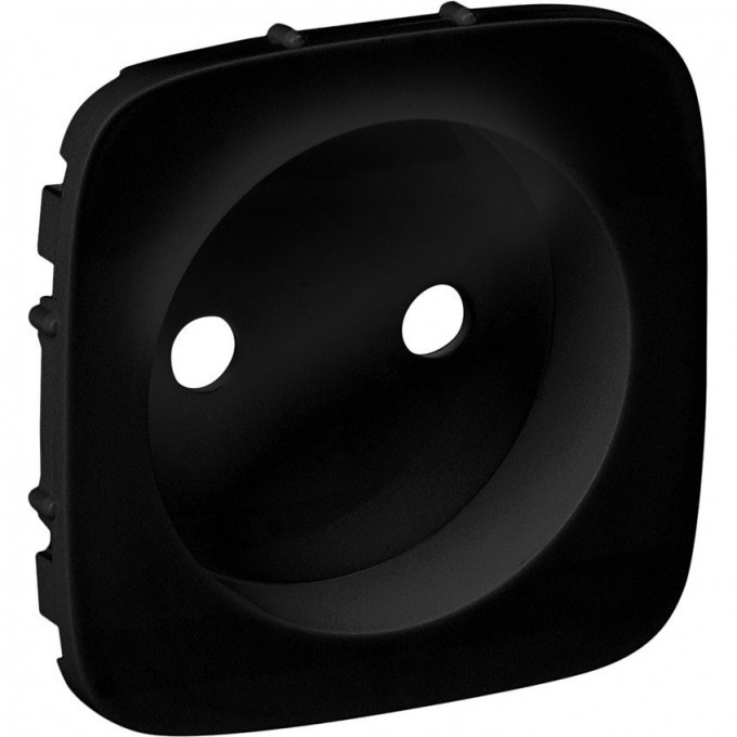 Лицевая панель силовой розетки LEGRAND Valena ALLURE 2К антрацит 754978