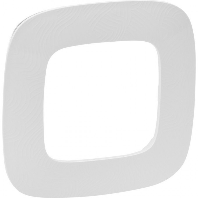 Рамка LEGRAND Valena ALLURE 1-постовая универсальная тиснение белое 754371