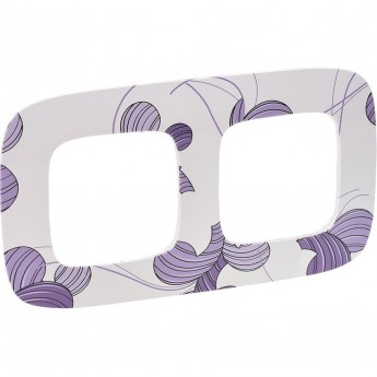 Рамка LEGRAND Valena ALLURE 2-постовая универсальная флора