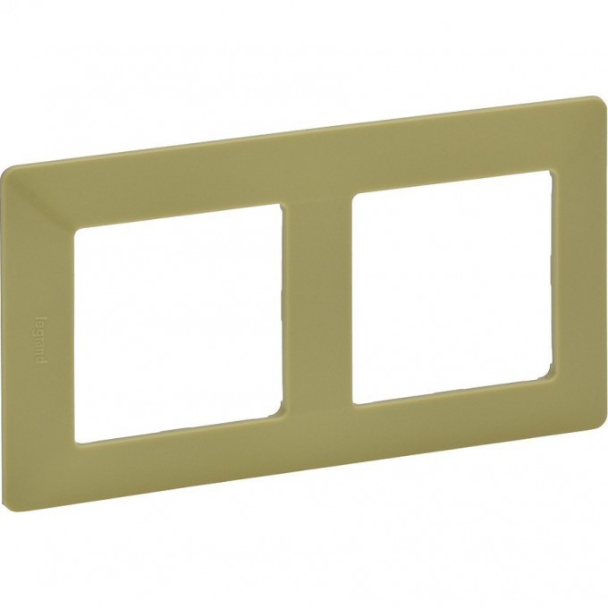Рамка LEGRAND Valena LIFE "Лайм", 2-постовая универсальная, зеленая 754082