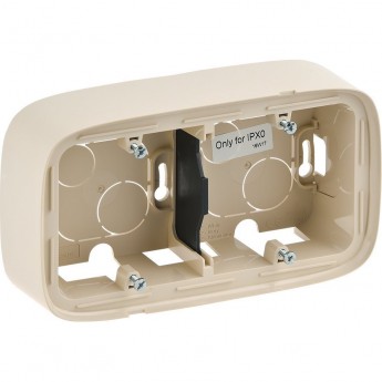 Коробка LEGRAND Valena ALLURE для накладного монтажа 2-постовая слоновая кость