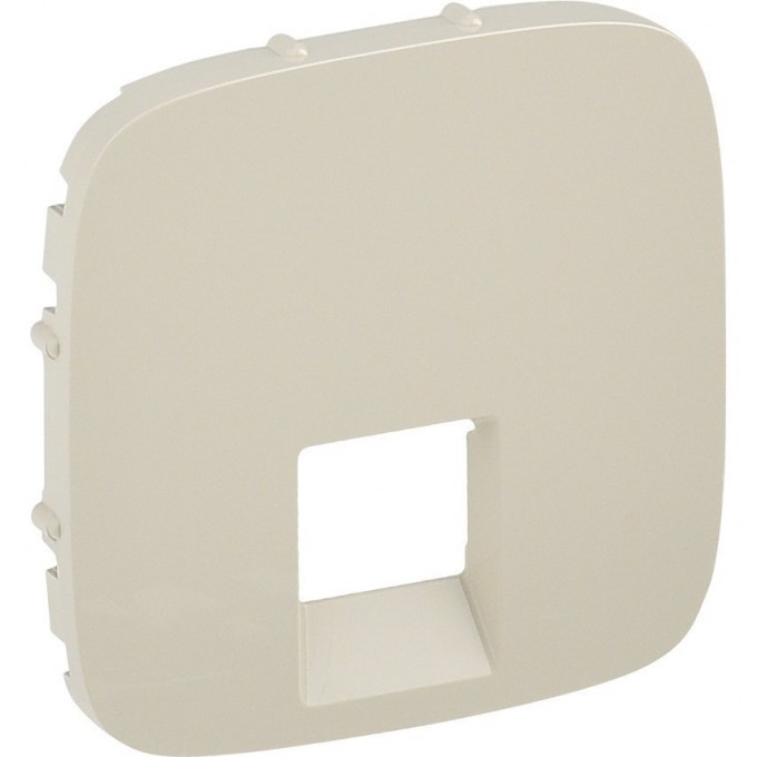 Лицевая панель LEGRAND Valena ALLURE для одиночных телефонных/информационных розеток слоновая кость 755416