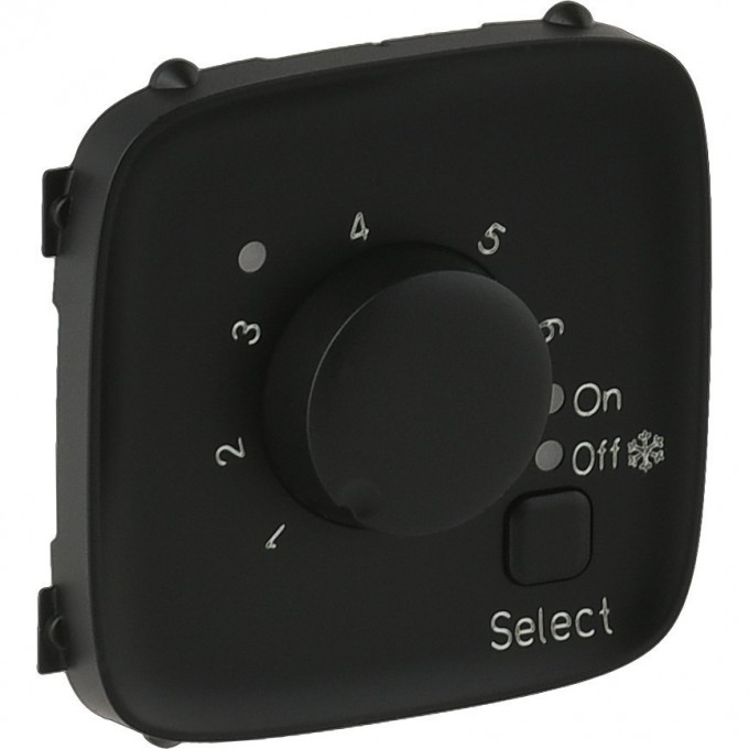 Лицевая панель LEGRAND Valena ALLURE для термостата для теплых полов антрацит 755328