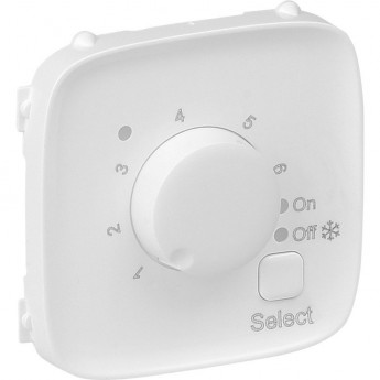 Лицевая панель LEGRAND Valena ALLURE для термостата для теплых полов белая