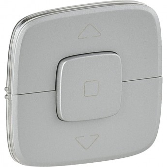 Лицевая панель LEGRAND Valena ALLURE для выключателя жалюзи и рольставней алюминий