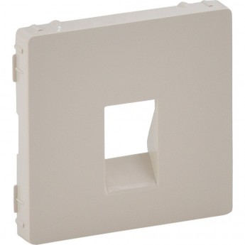 Лицевая панель LEGRAND Valena LIFE для аудиорозетки с пружинными зажимами одиночной слоновая кость