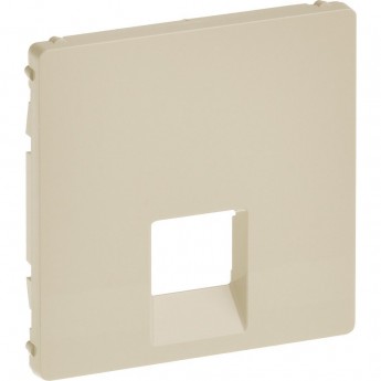 Лицевая панель LEGRAND Valena LIFE для одиночных телефонных/информационных розеток слоновая кость