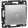 Выключатель LEGRAND Valena с подсветкой 10 A 250 В алюминий 770110